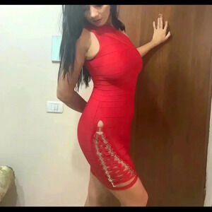 Red dress ,New Sexy Night Out Party Dress Women BodyCon
